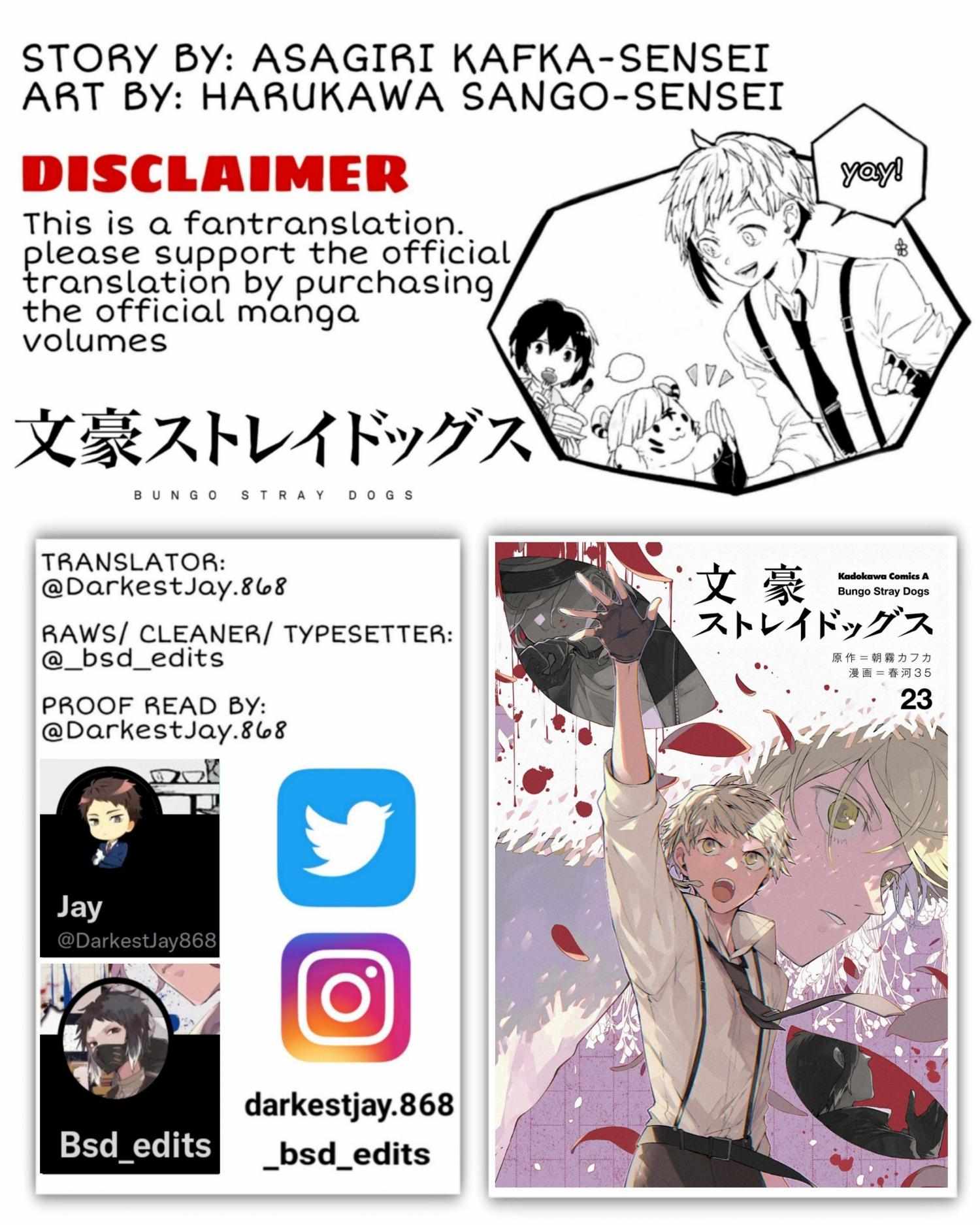 Bungou Stray Dogs, Chapter 106.5 image 01